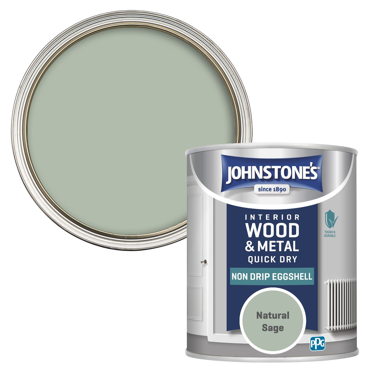 Quick Dry Eggshell Natural Sage 750ml