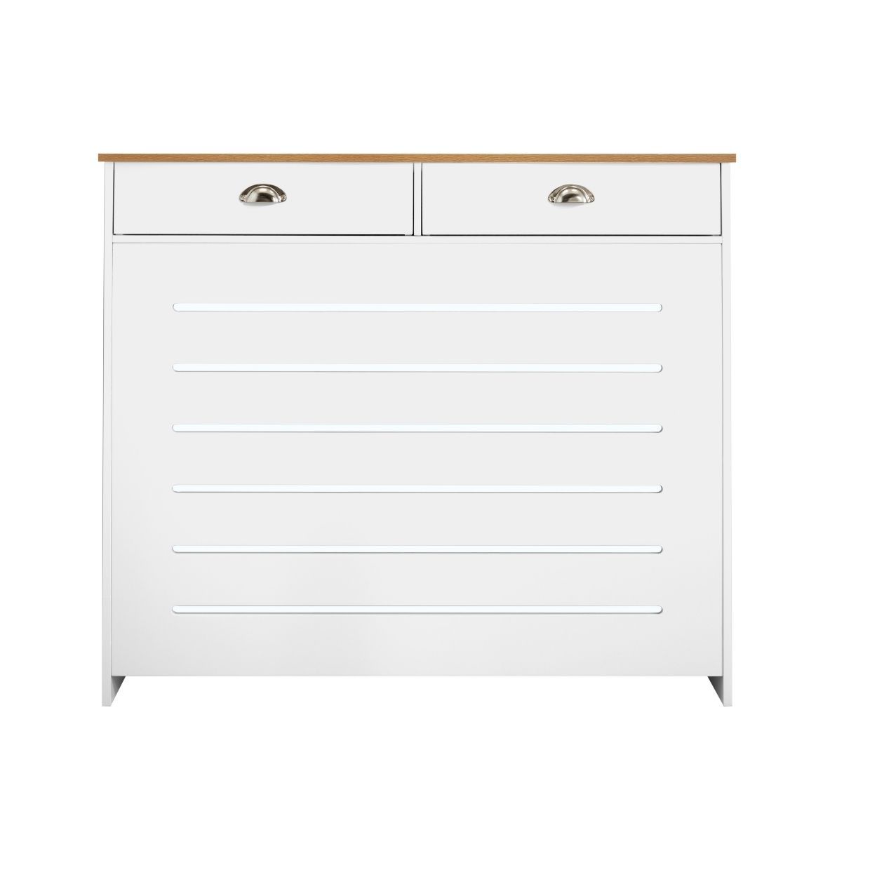 Linwood Medium Radiator Cover White FSC