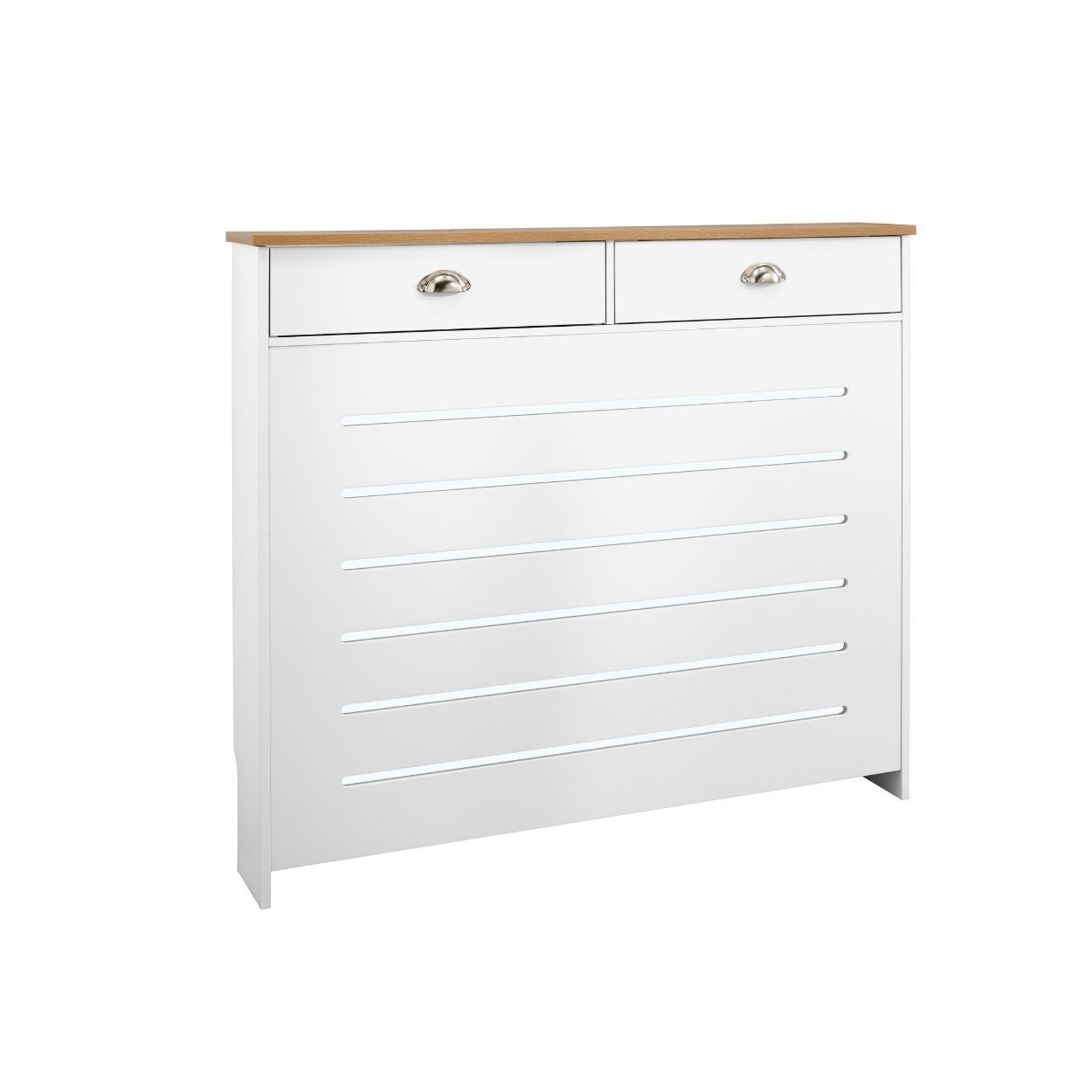 Linwood Medium Radiator Cover White FSC