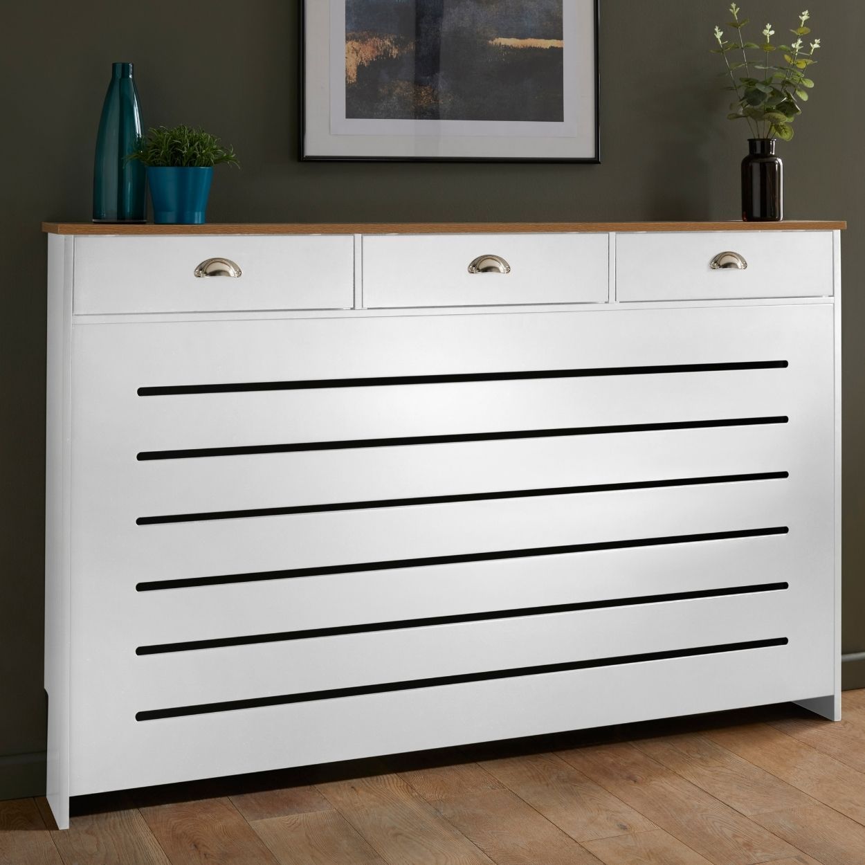 Linwood Large Radiator Cover White FSC