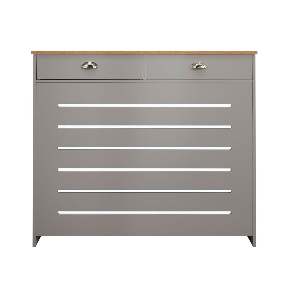 Linwood Medium Radiator Cover Grey FSC