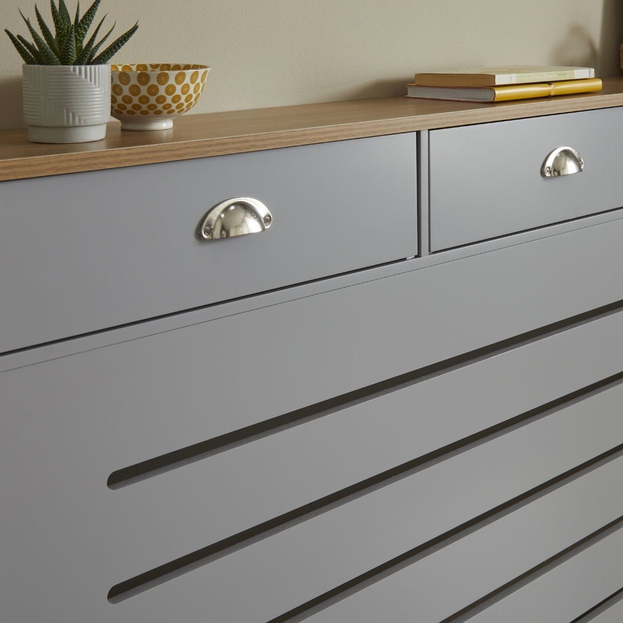 Linwood Large Radiator Cover Grey FSC