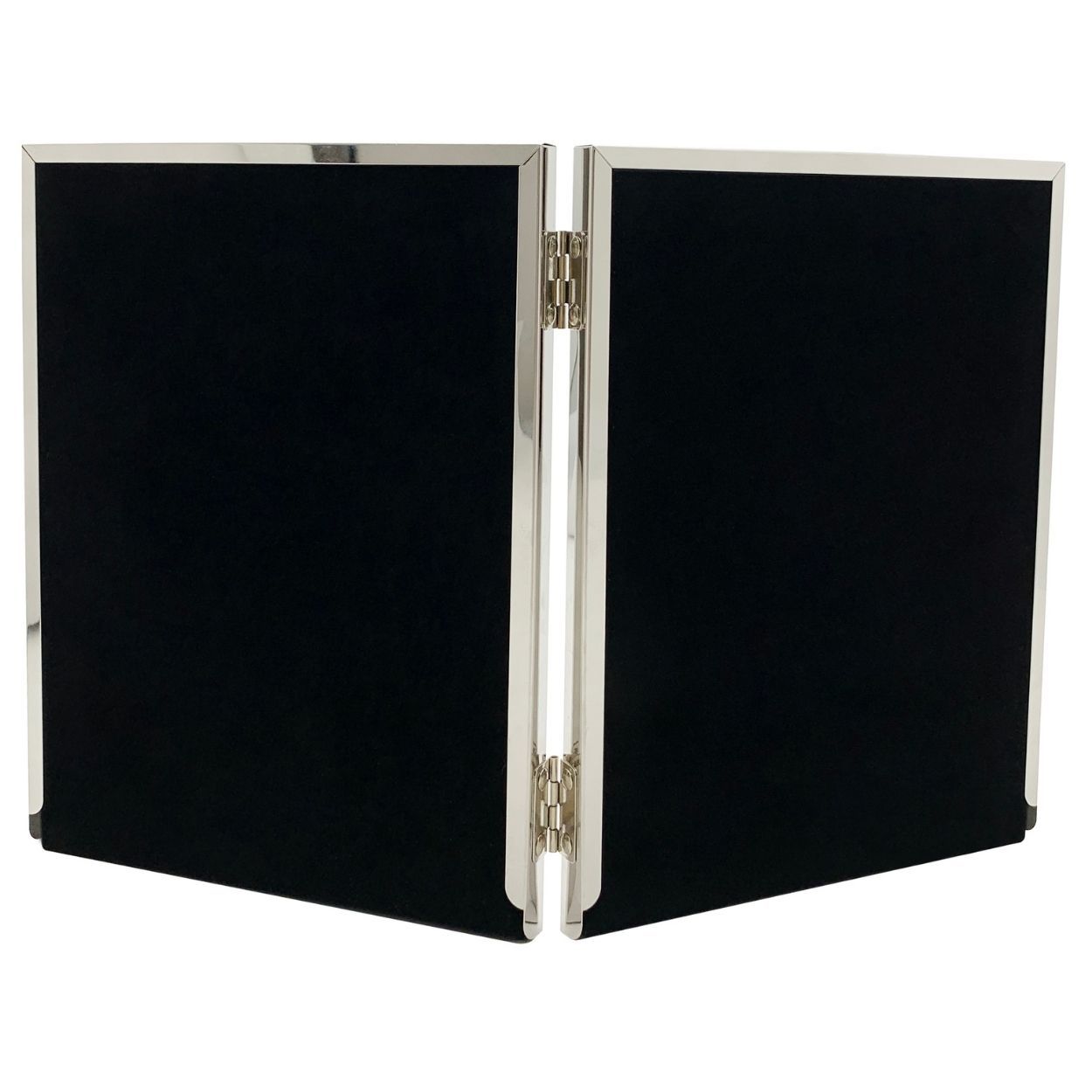 Silver Stainless Double Frame 6x8 matted to 5x7