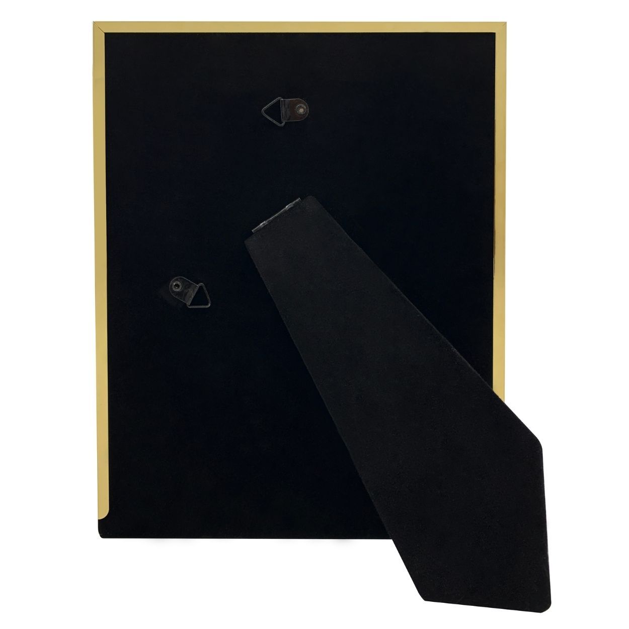 Gold Stainless Steel Box Frame 7x9 matted to 5x7