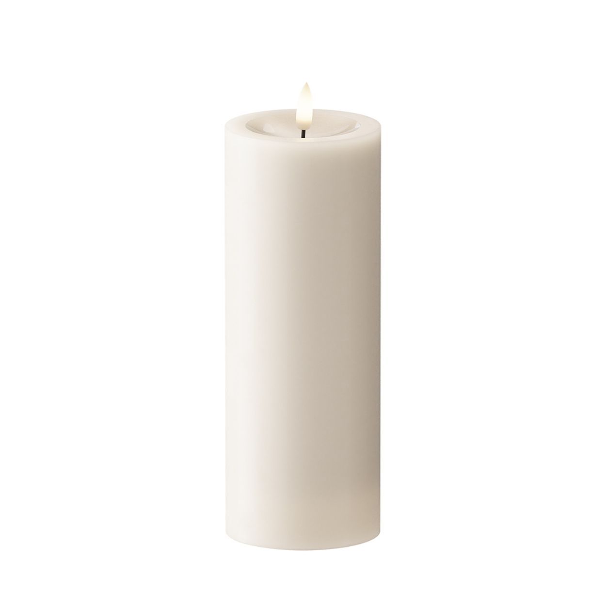 Ivory Pillar Candle 7.5x20cm