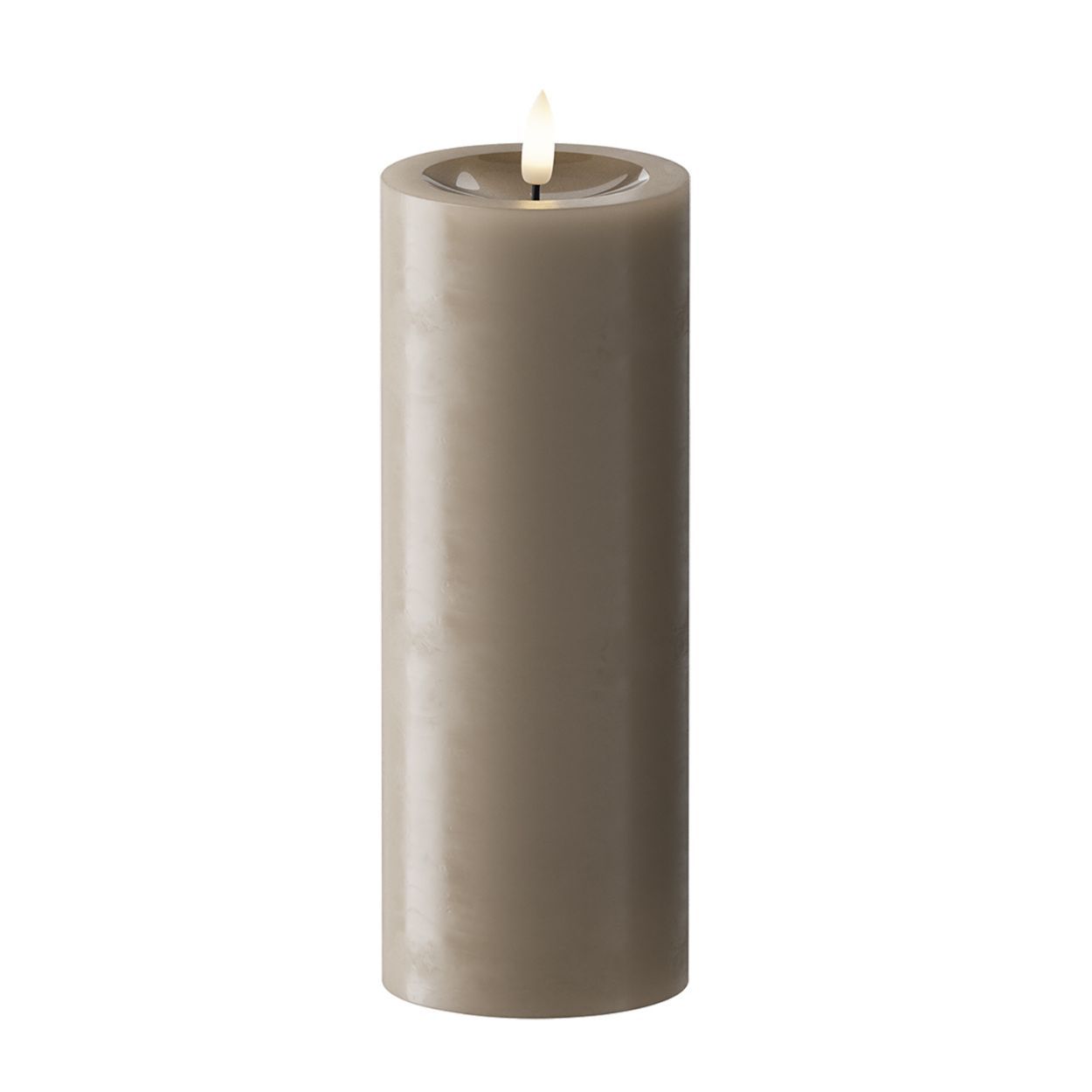 Mocha Pillar Candle 7.5x20cm