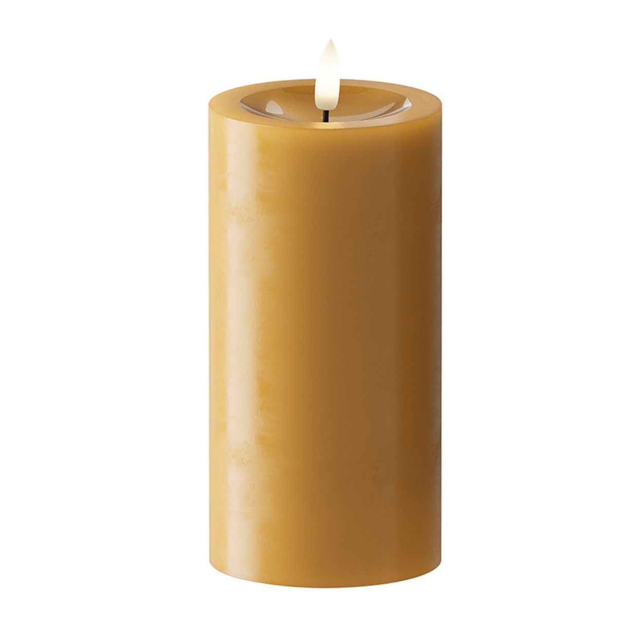 Orchre Pillar Candle 7.5x15cm