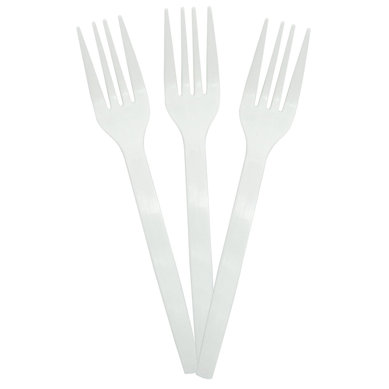 Reusable Forks White 10 Pack