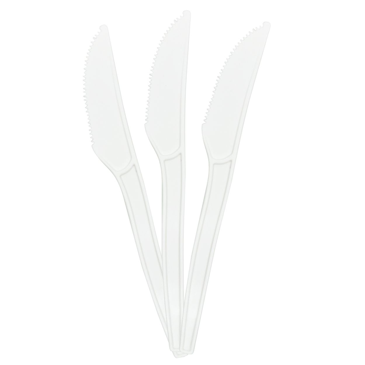 Reusable Knives White 10 Pack