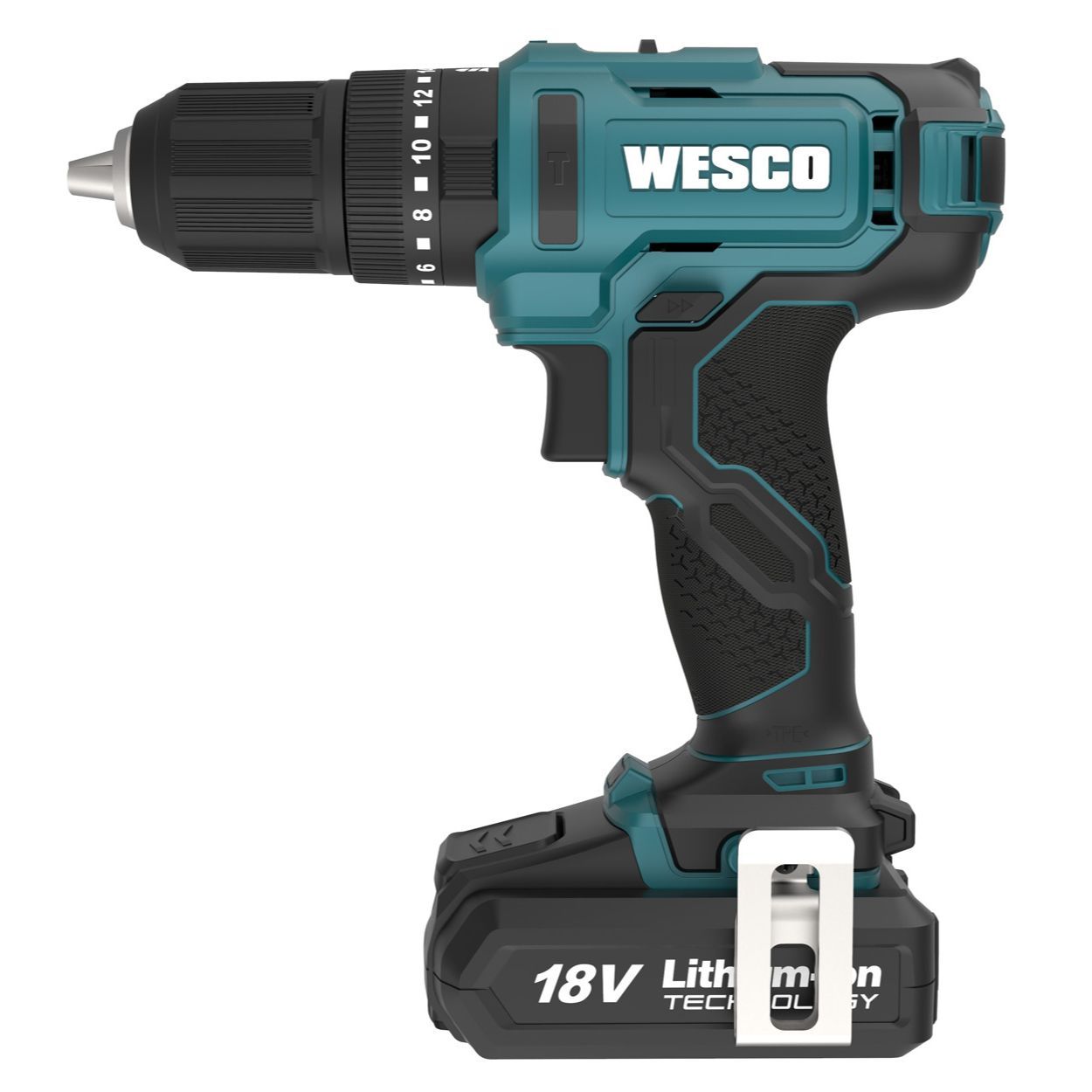WESCO 18V 13mm Compact Impact Drill