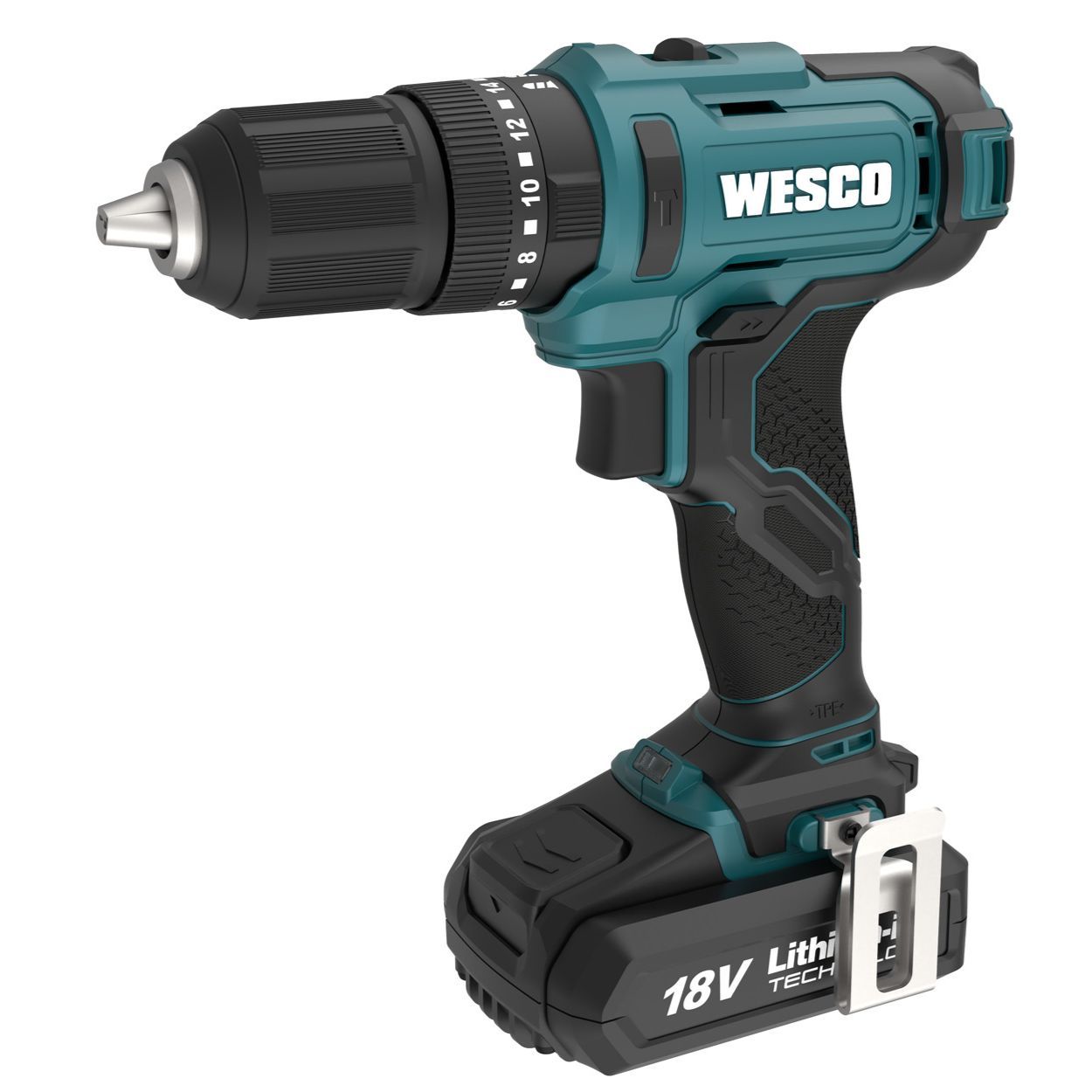 WESCO 18V 13mm Compact Impact Drill