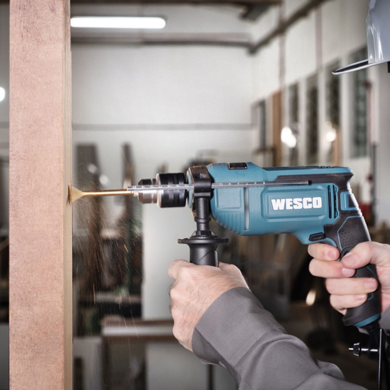 WESCO 800W 30mm Impact Drill