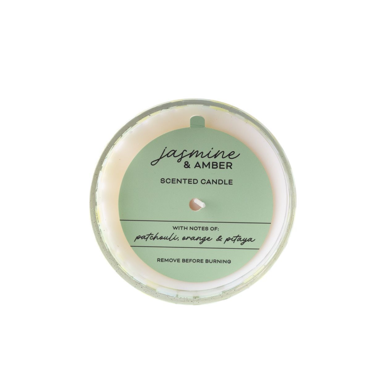 Confetti Glass Candle Jasmine & Amber