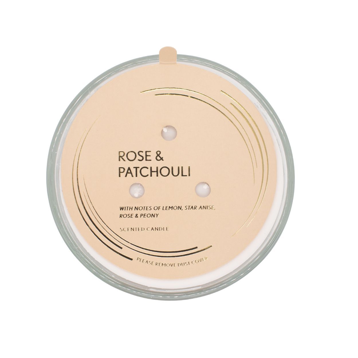 Large Tapered Candle Rose & Patchouli