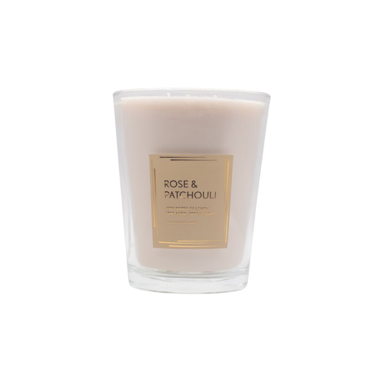 Large Tapered Candle Rose & Patchouli