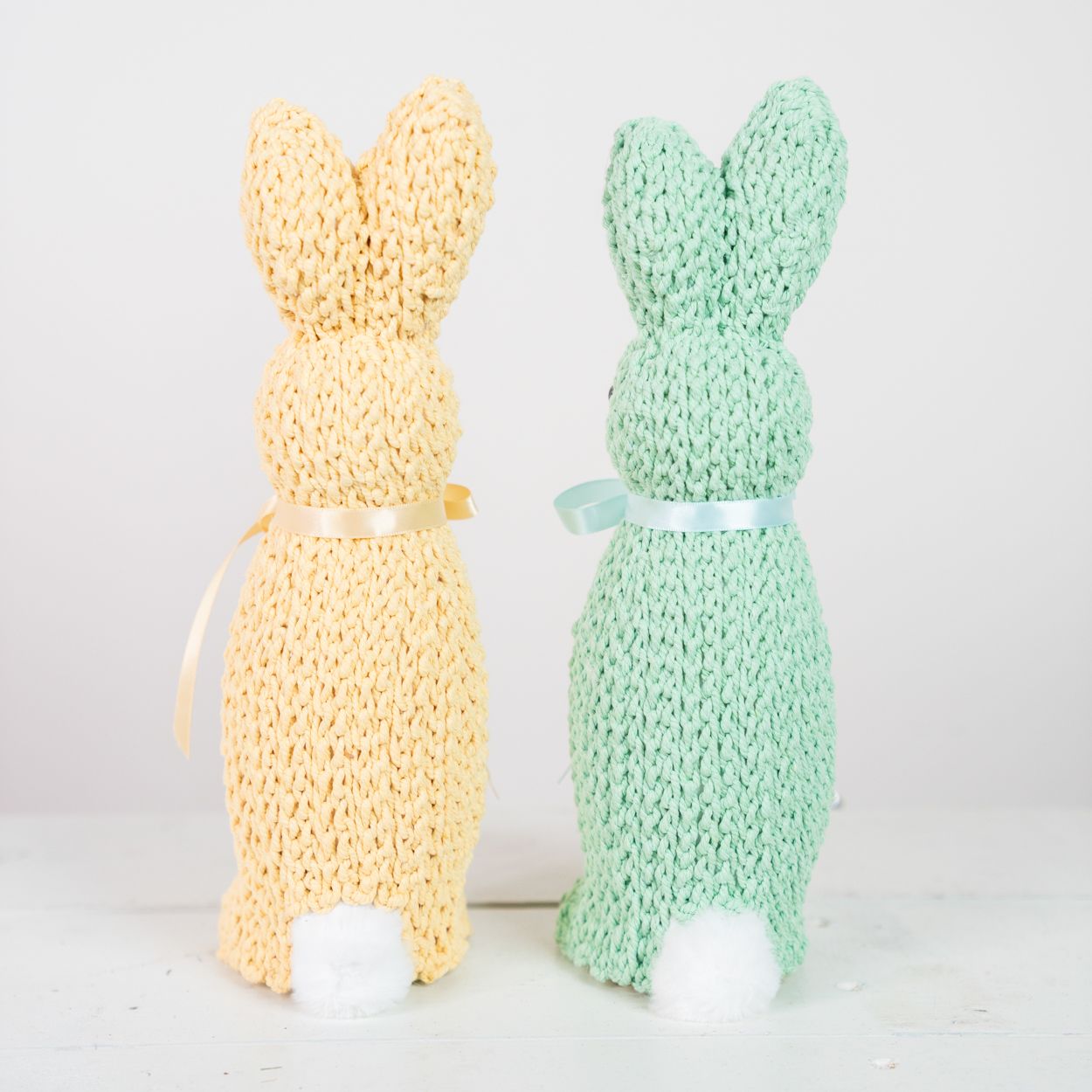 Standing Rabbit Yellow 29cm