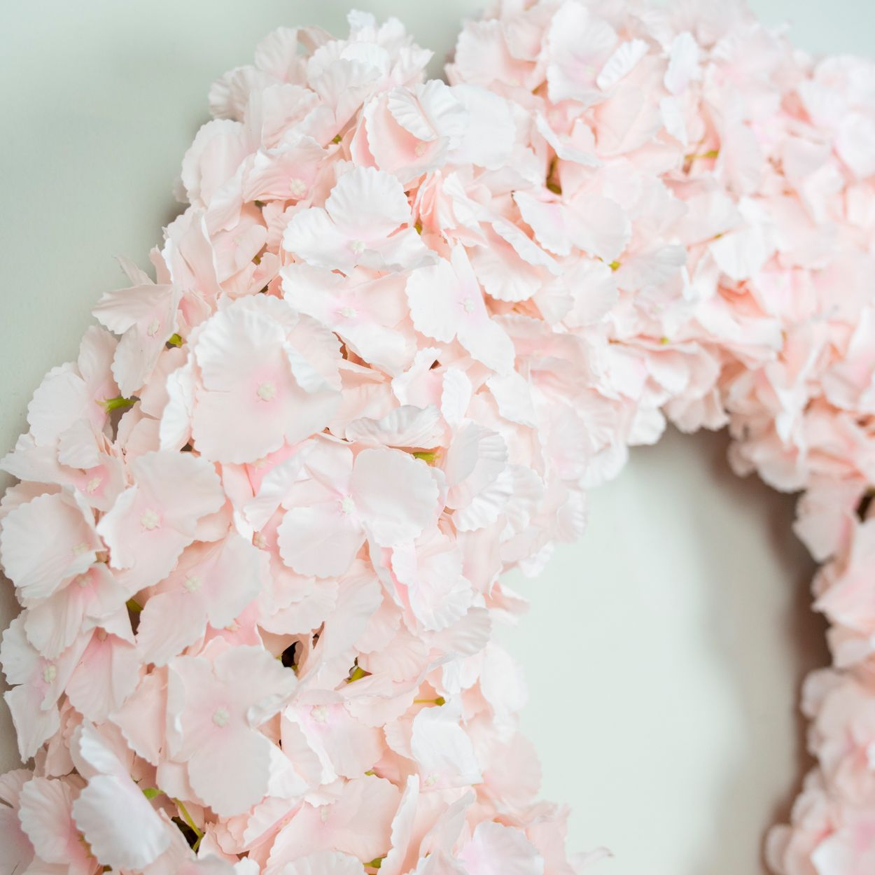 Hydrangea Wreath Pink 70cm