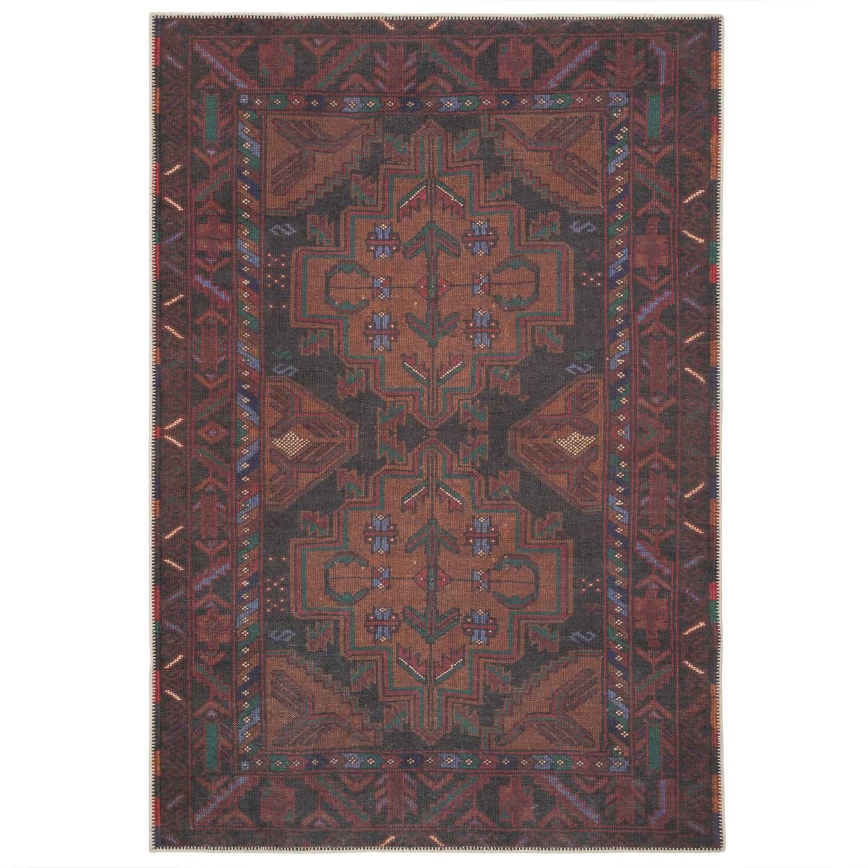 Flatwoven Washable Caris Multi Rug - 80cm x 150cm