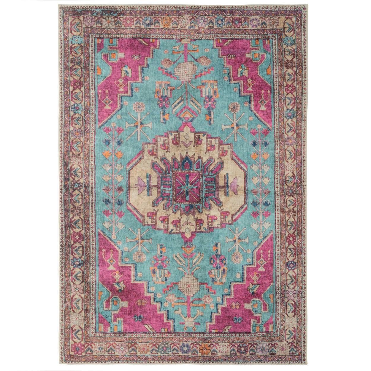 Flatwoven Washable Clarissa Multi Rug - 60cm x 110cm
