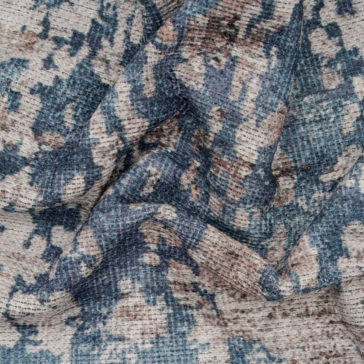 Flatwoven Washable Dash Blue Rug - 60cm x 110cm