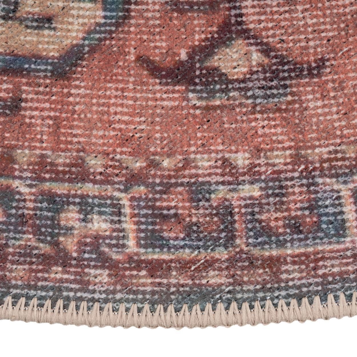 Flatwoven Washable Faro Terra Circular Rug - 180cm x 180cm