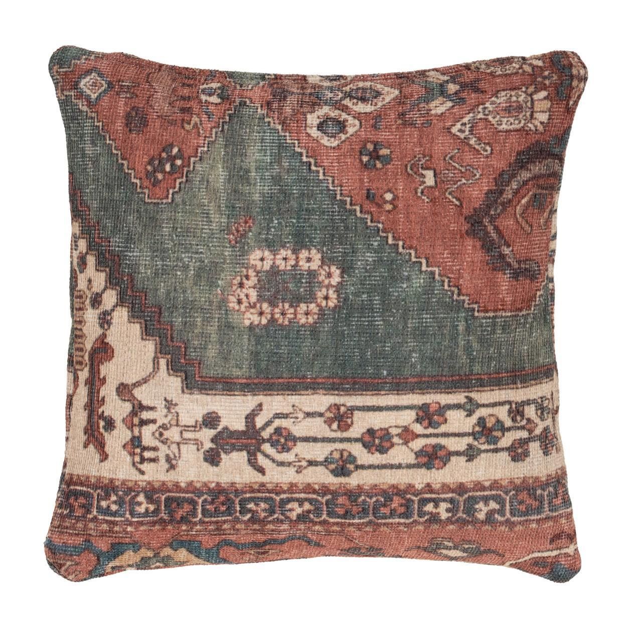 Flatwoven Washable Faro Terra Cushion - 50cm x 50cm