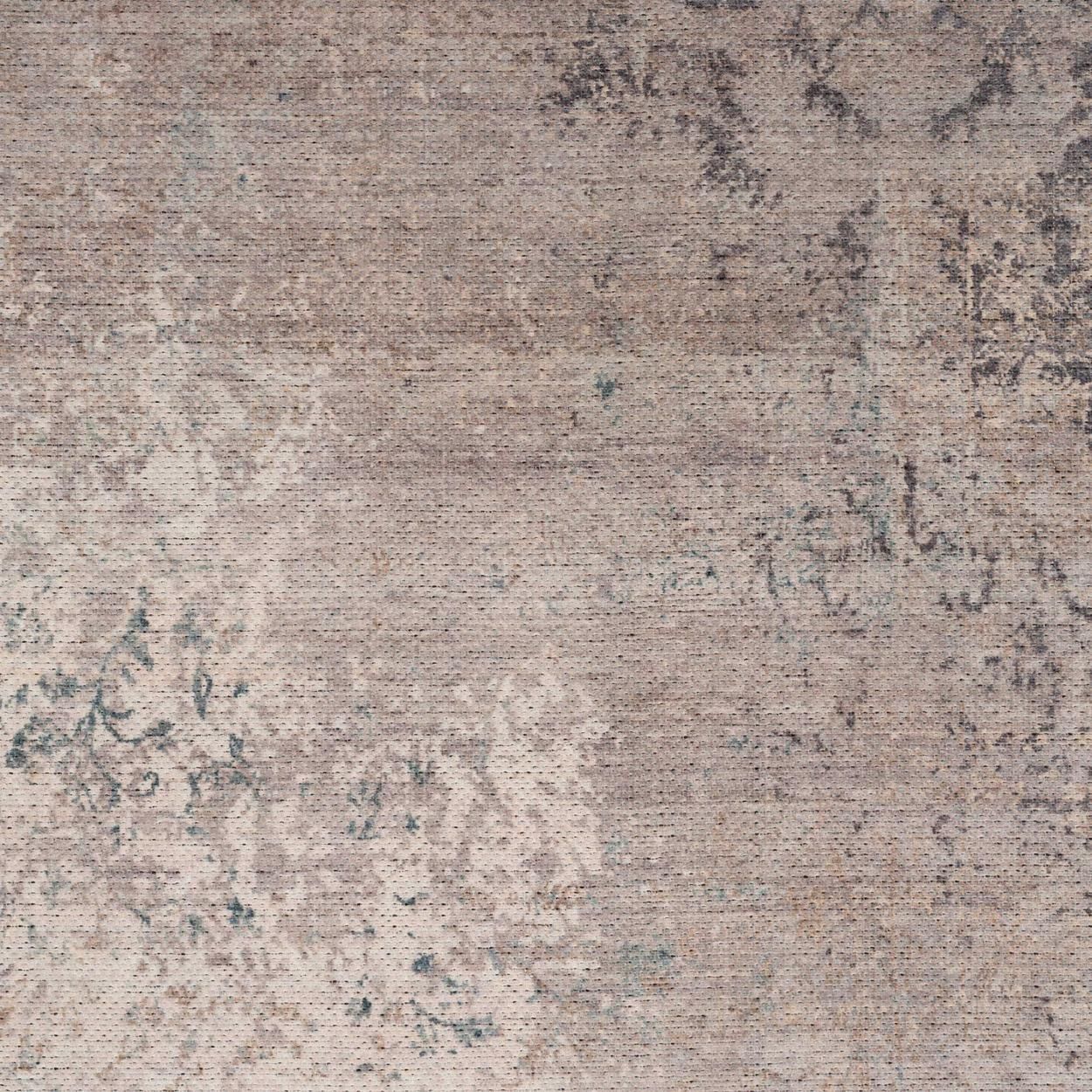 Flatwoven Washable Fleur Beige Rug - 60cm x 110cm