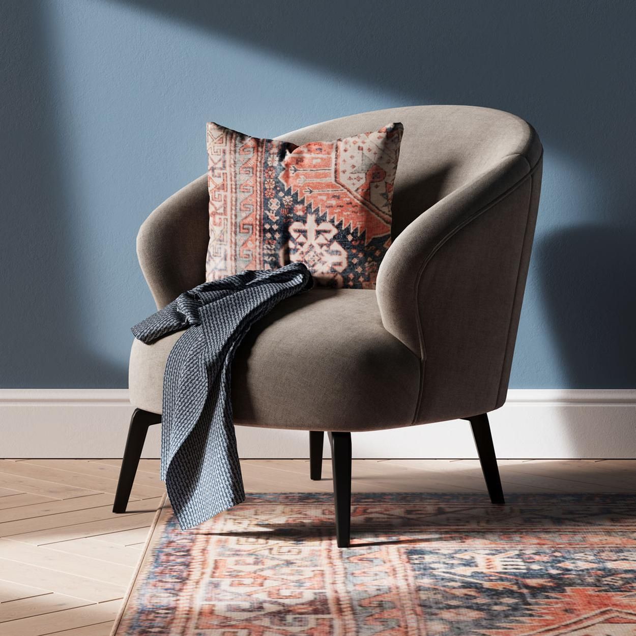 Flatwoven Washable Perla Multi Cushion - 50cm x 50cm