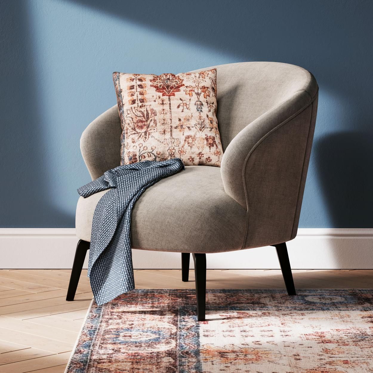 Flatwoven Washable Shannon Cushion - 50cm x 50cm