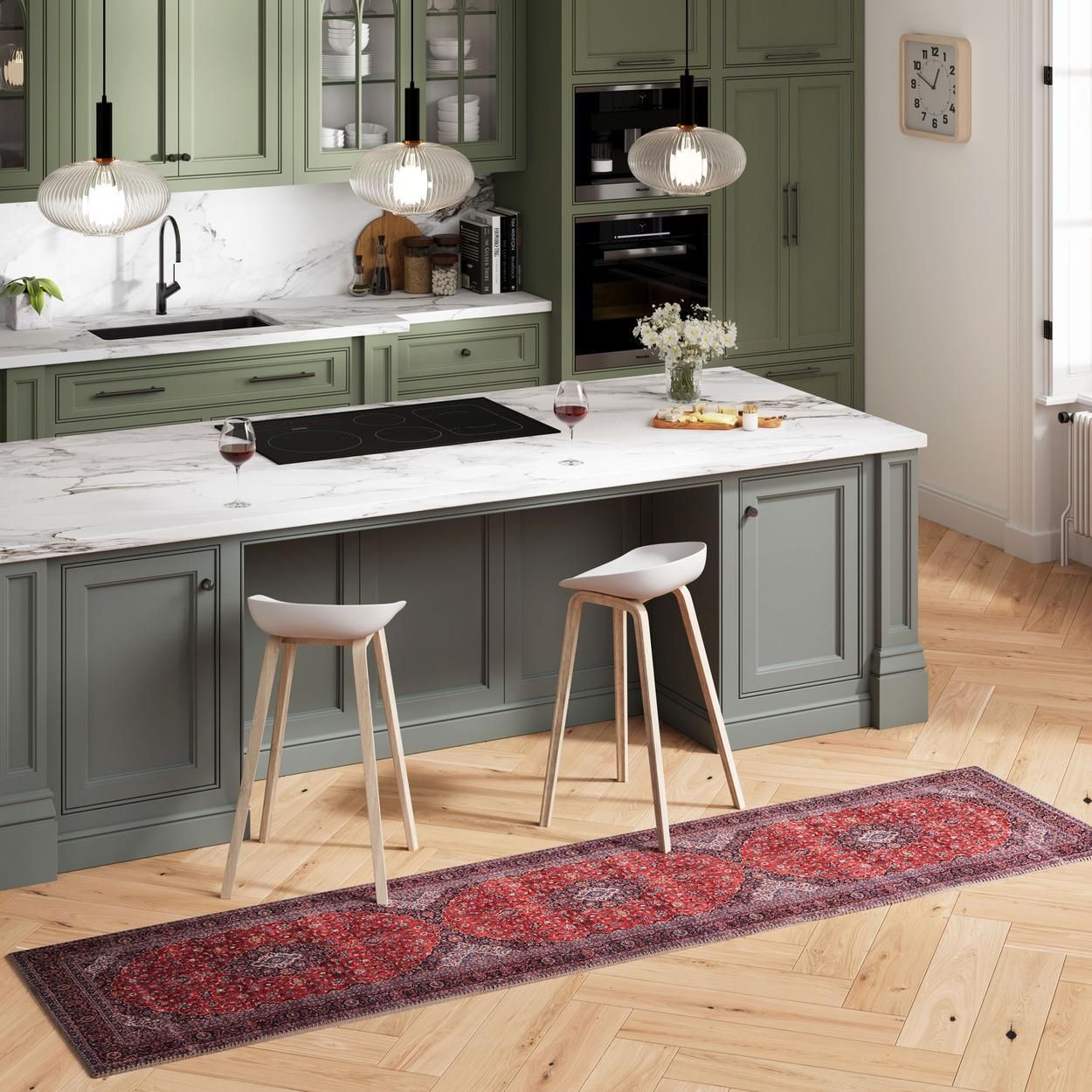 Flatwoven Washable Tullow Runner Rug 80Cm X300Cm