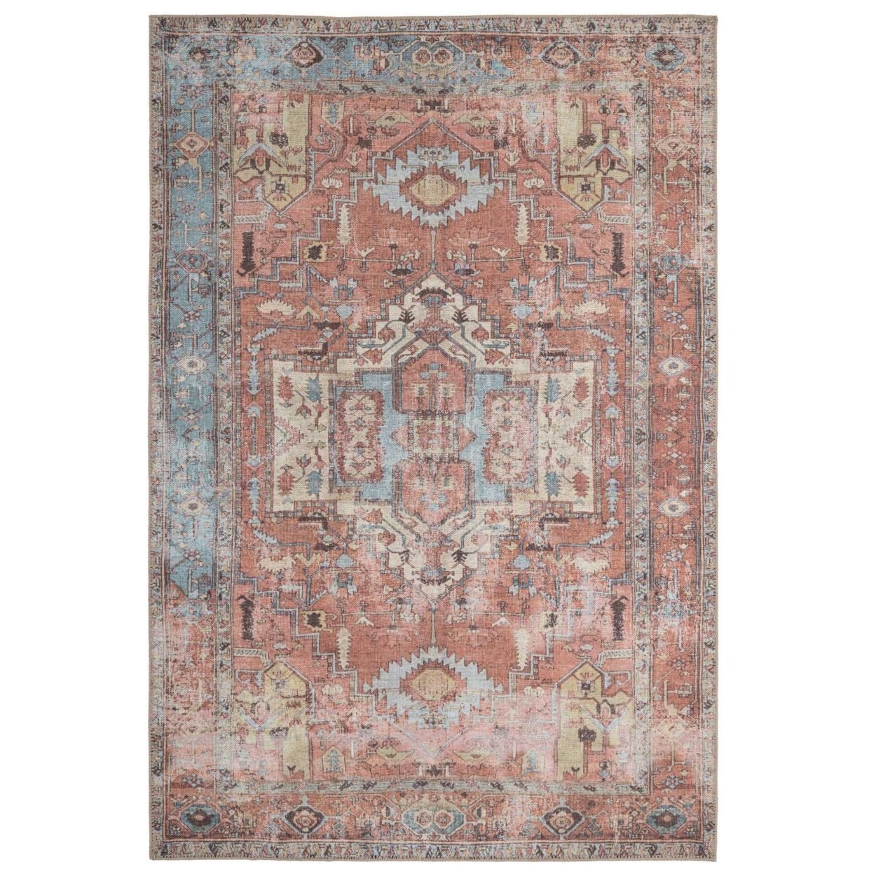 Flatwoven Washable Yana Terra Rug 80Cm X150Cm