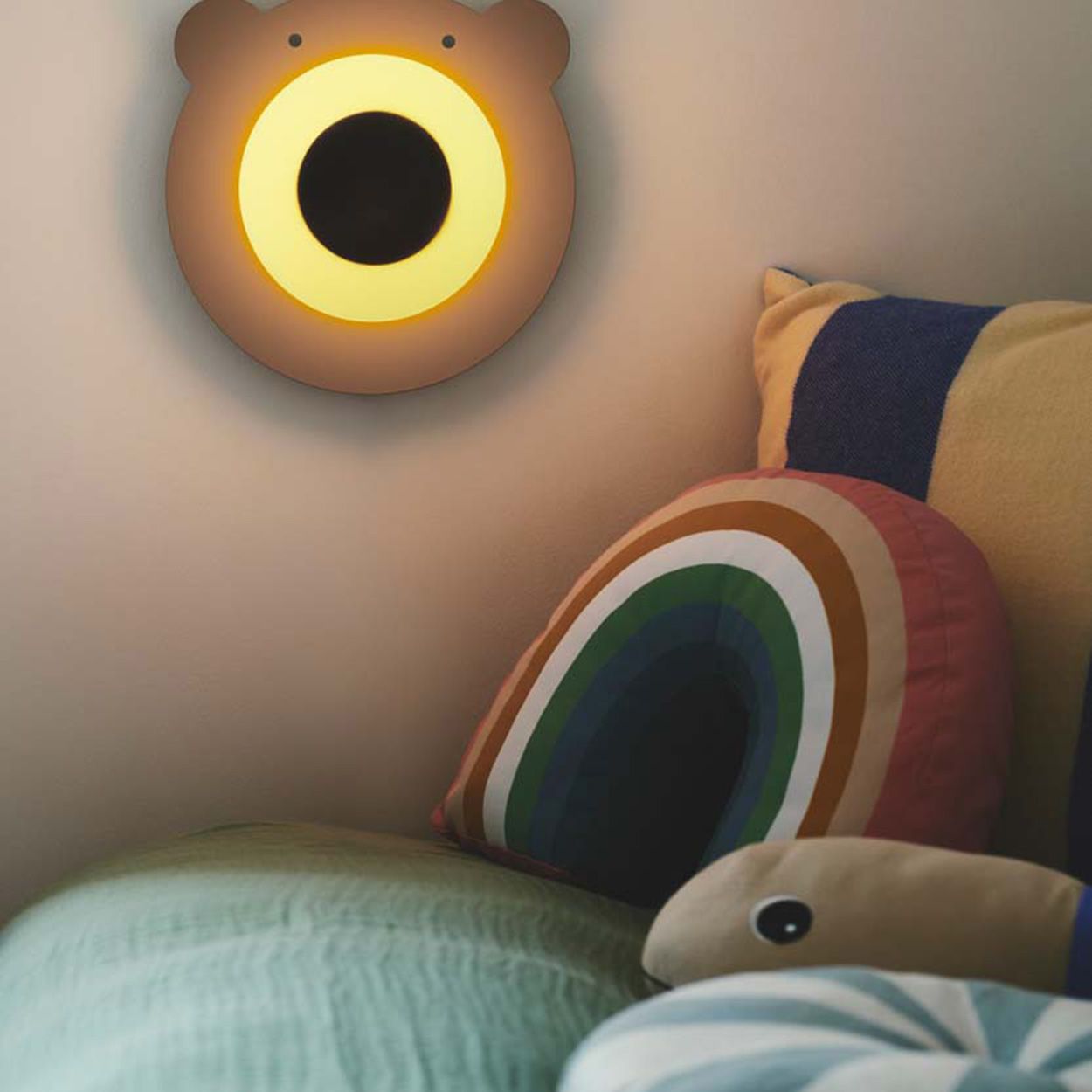 Bruna Bear Wall light Brown