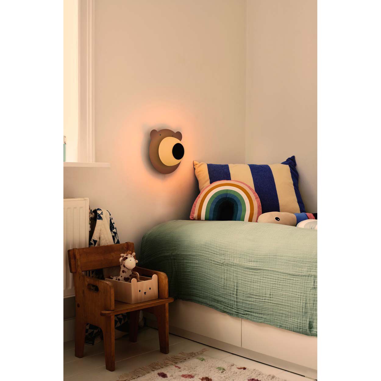 Bruna Bear Wall light Brown
