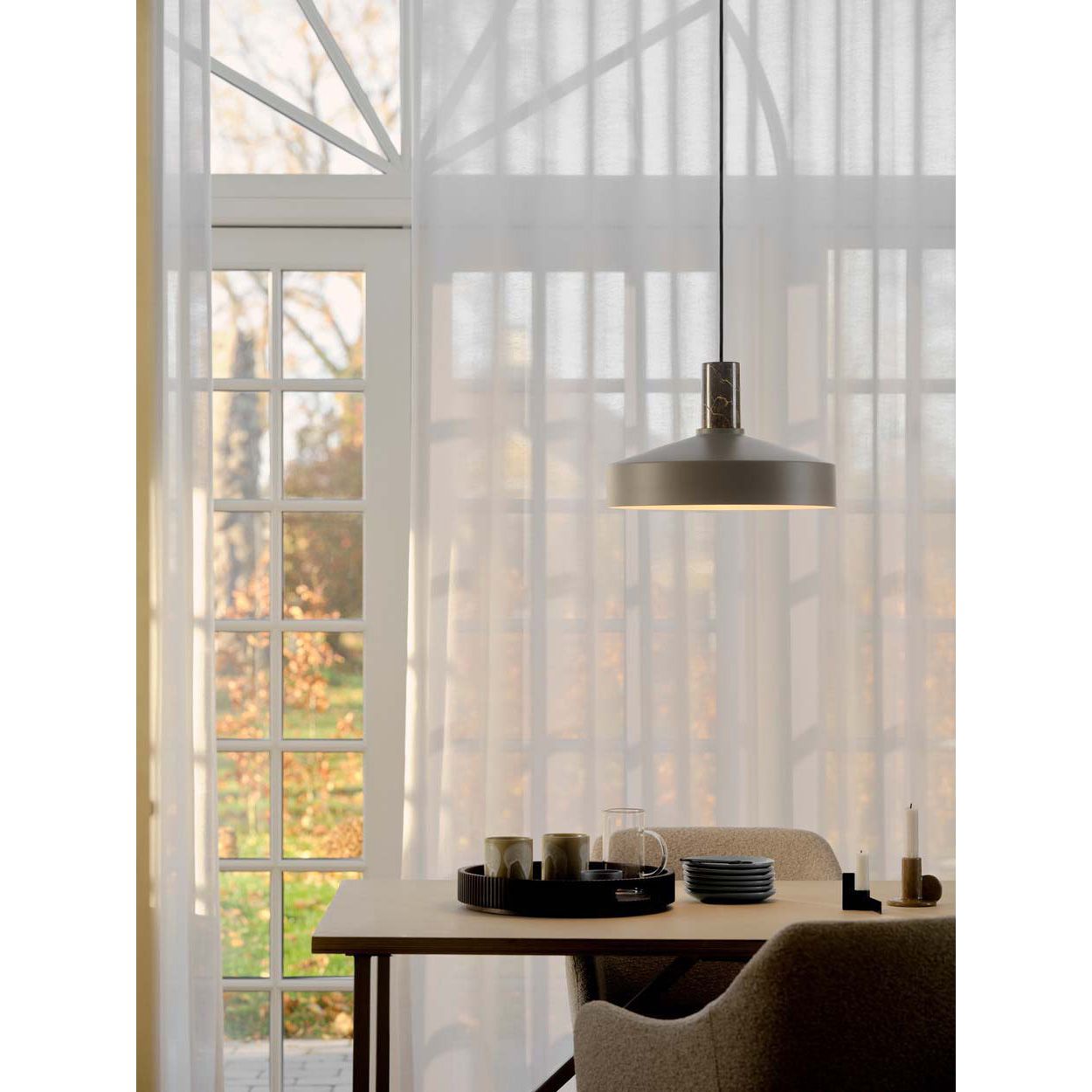 Elvas marble Pendant Light brown