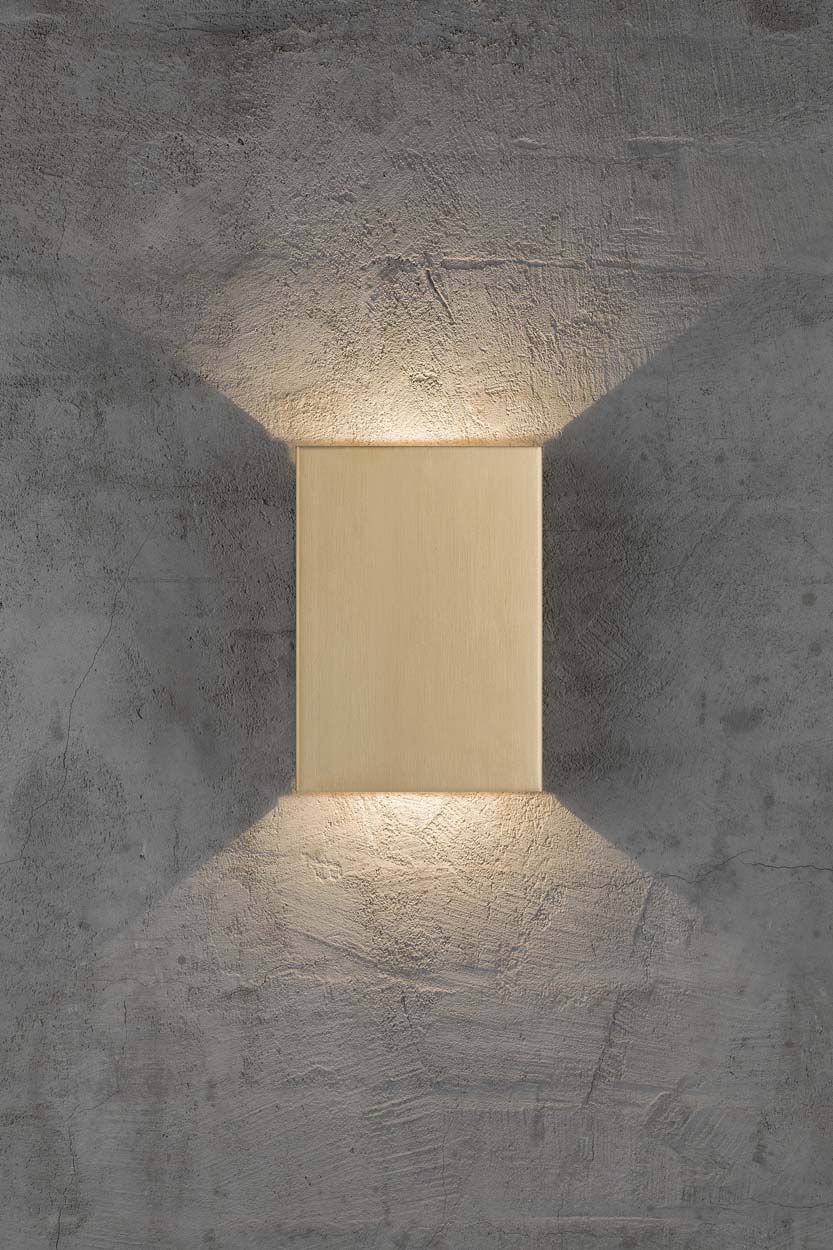 Fold 15 Wall light Brass