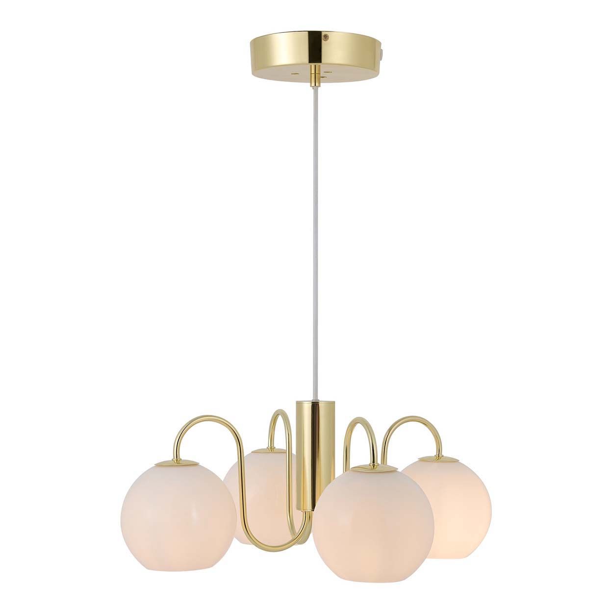 Franca 4 Spot Pendant Brass