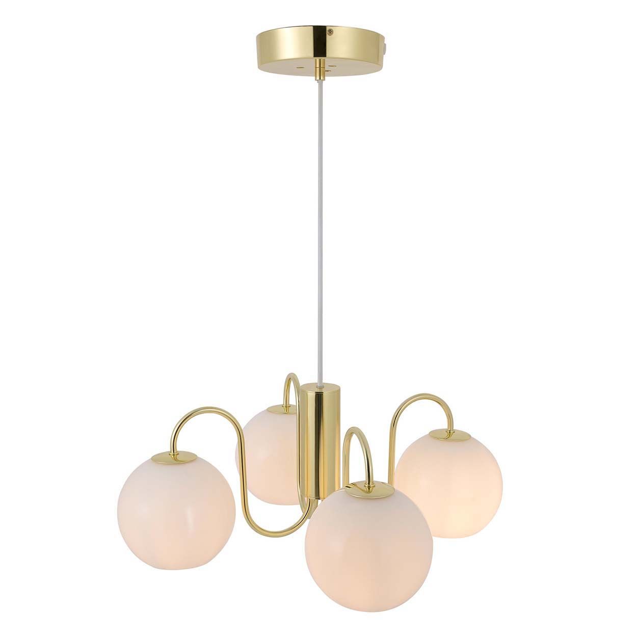 Franca 4 Spot Pendant Brass