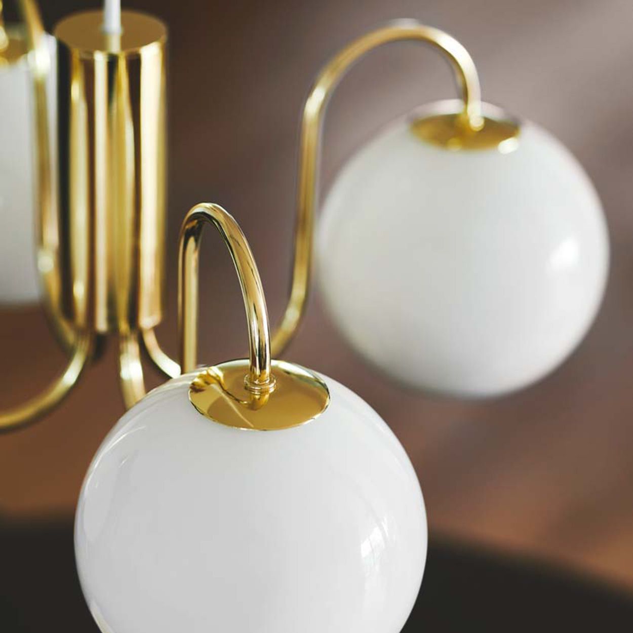 Franca 4 Spot Pendant Brass