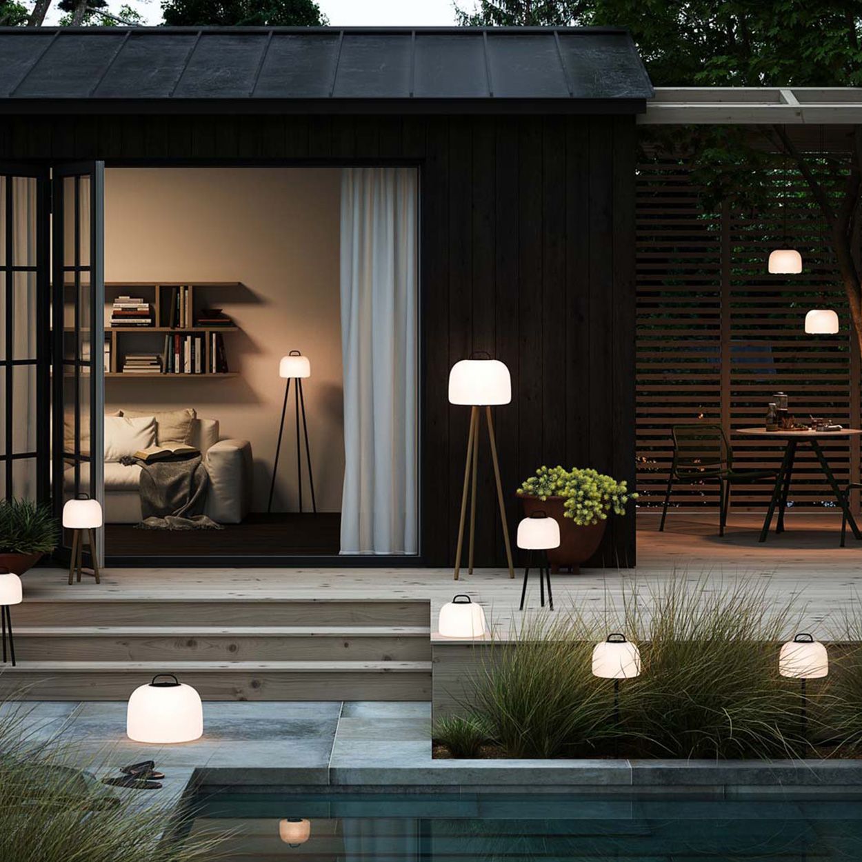 Nordlux Kettle To Go 22 Battery light White/black