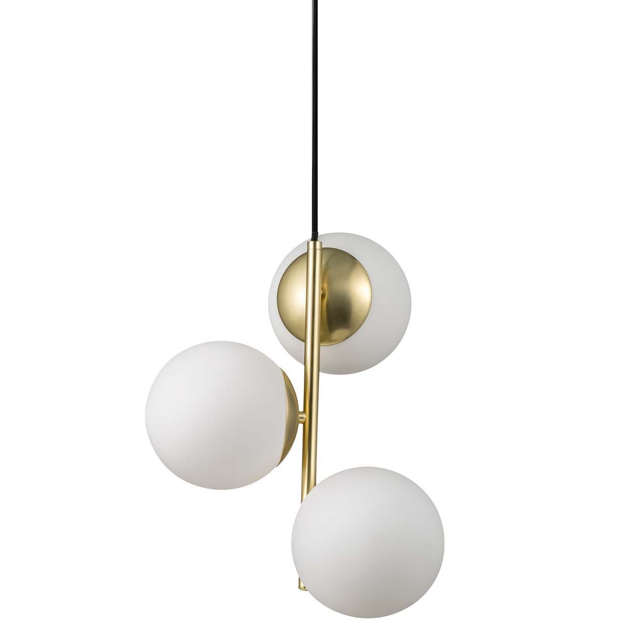 Nordlux Lilly 3 Spot Pendant Brass