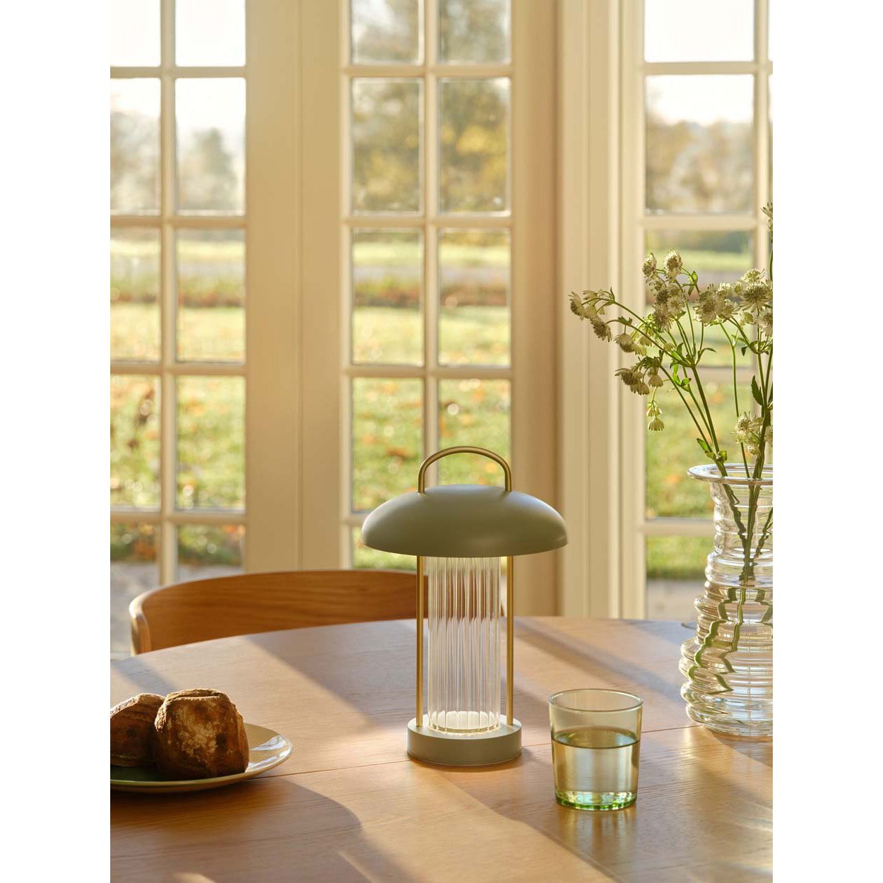 Nordlux Mirano portable Table lamp Dusty green