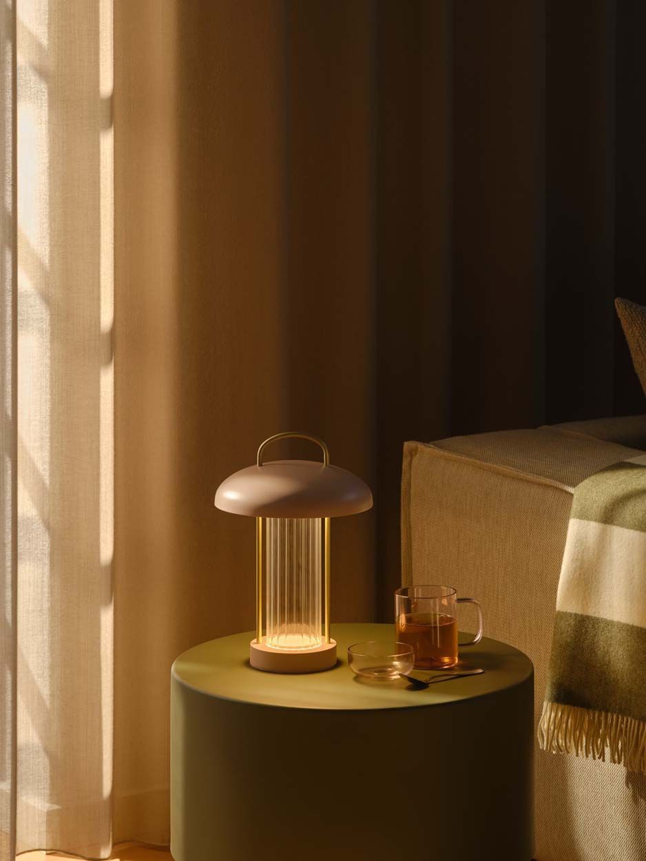 Nordlux Mirano portable Table lamp Dusty rose