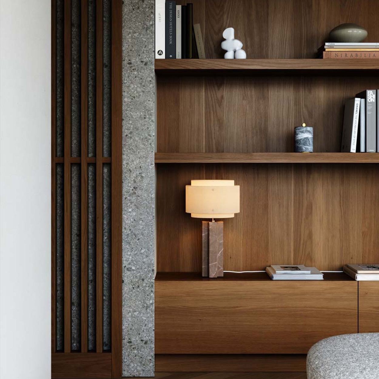 Takai Table lamp Beige