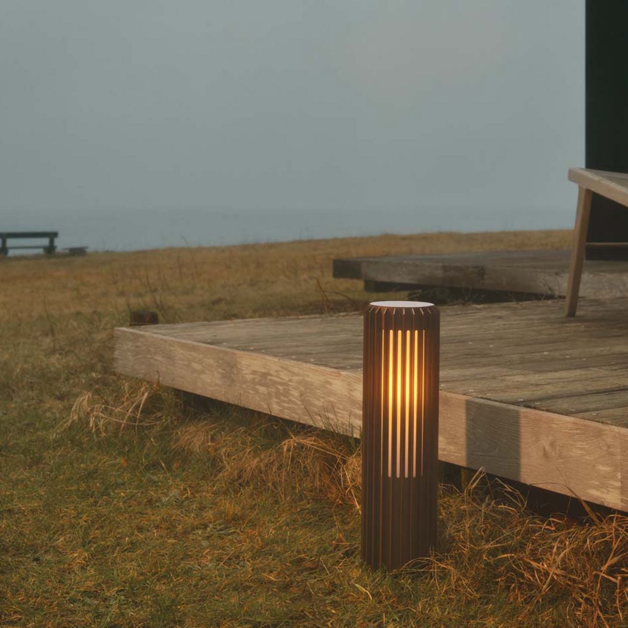 Nordlux Aludra 45 Garden light Seaside brown metallic