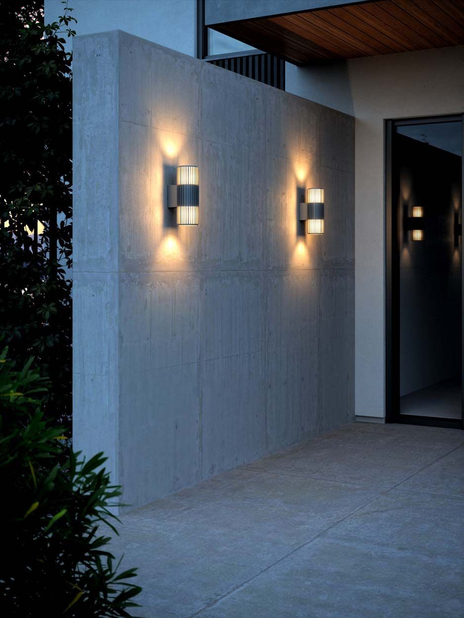 Nordlux Aludra Double Wall light Seaside anthracite