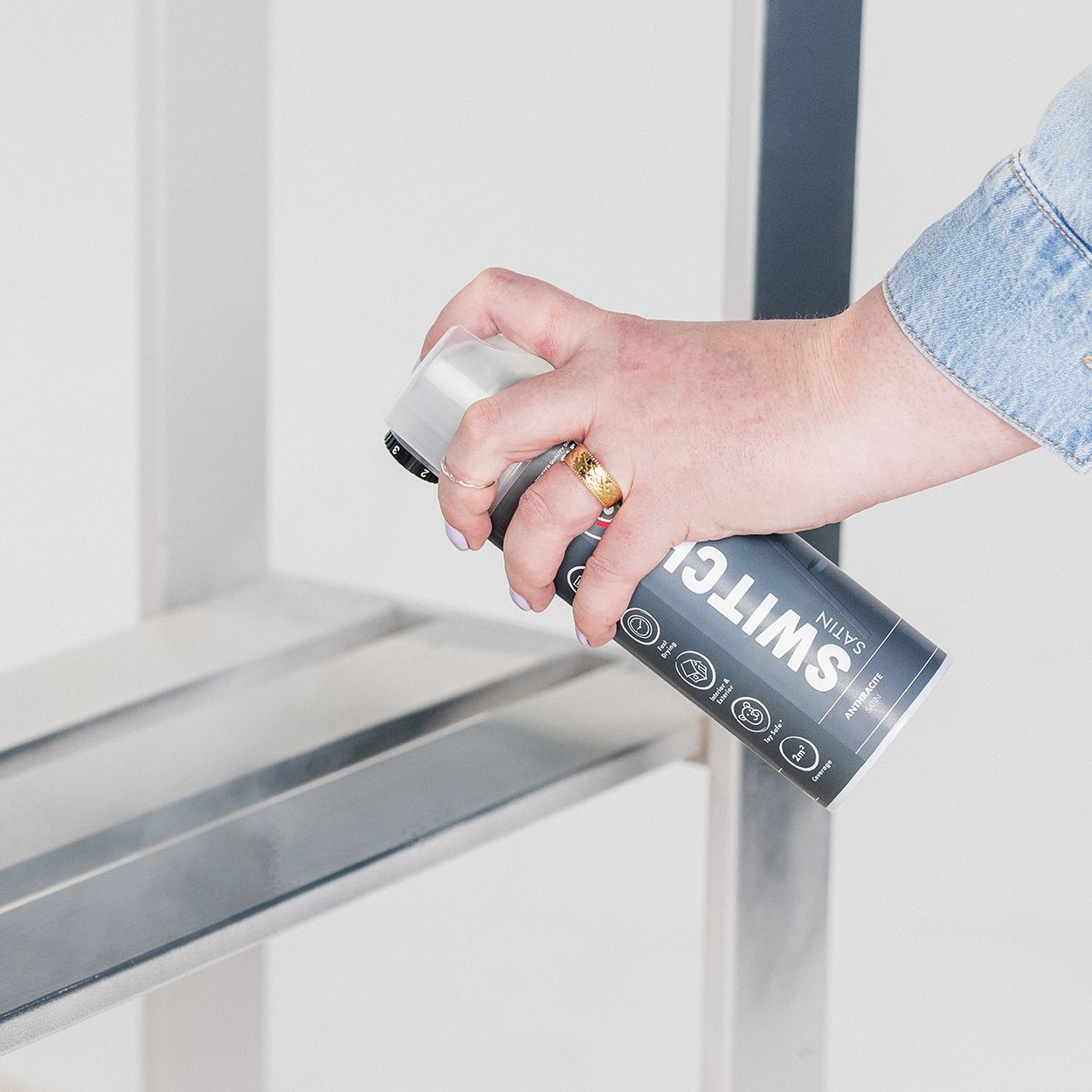 Rust-Oleum Switch 5-in-1 Multi-Surface Spray Paint Anthracite Gloss 400ml