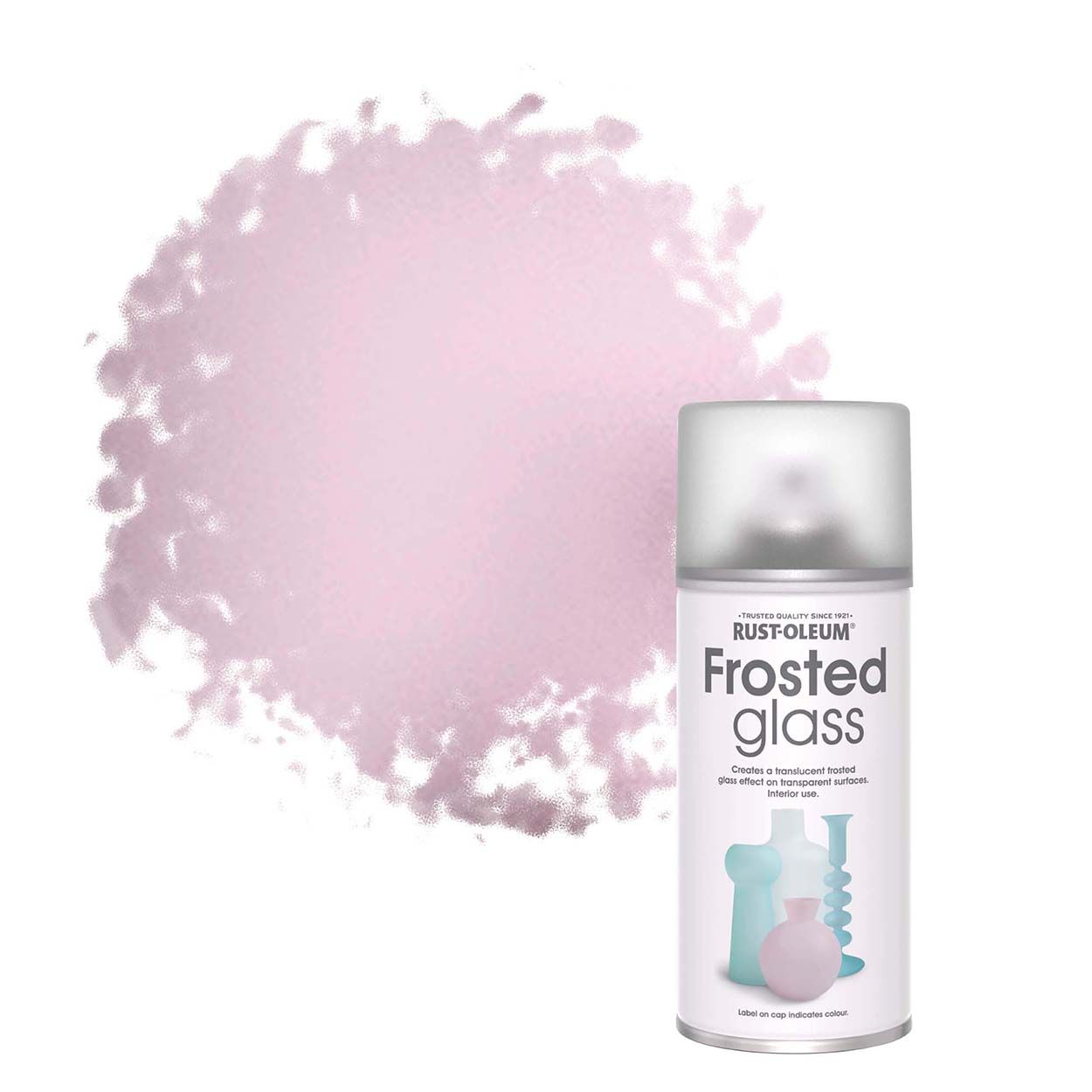 Rust-Oleum Frosted Glass Effect Spray Rose 150ml