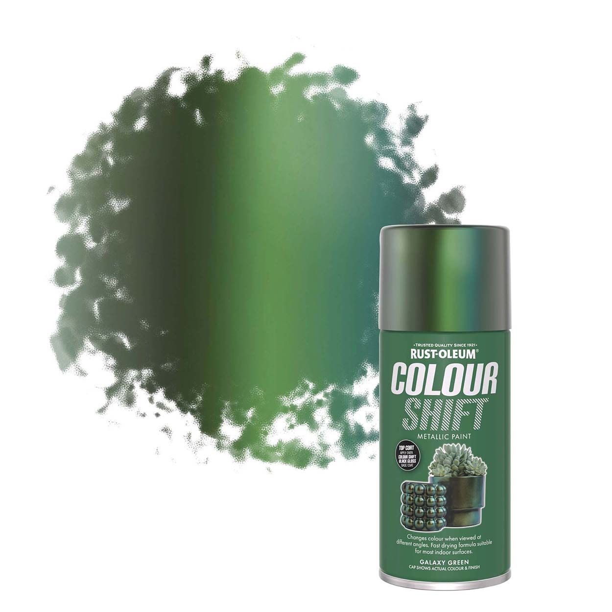 Rust-Oleum Colour Shift Galaxy Green Spray Paint 150ml