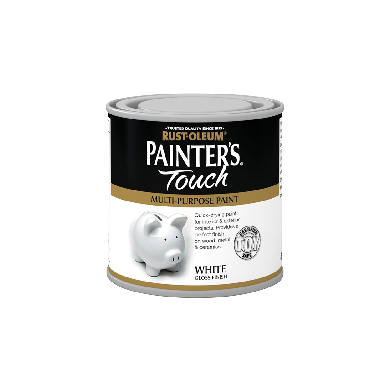 Rust-Oleum Painters Touch Multi-Surface Toysafe Paint White Gloss 250ml