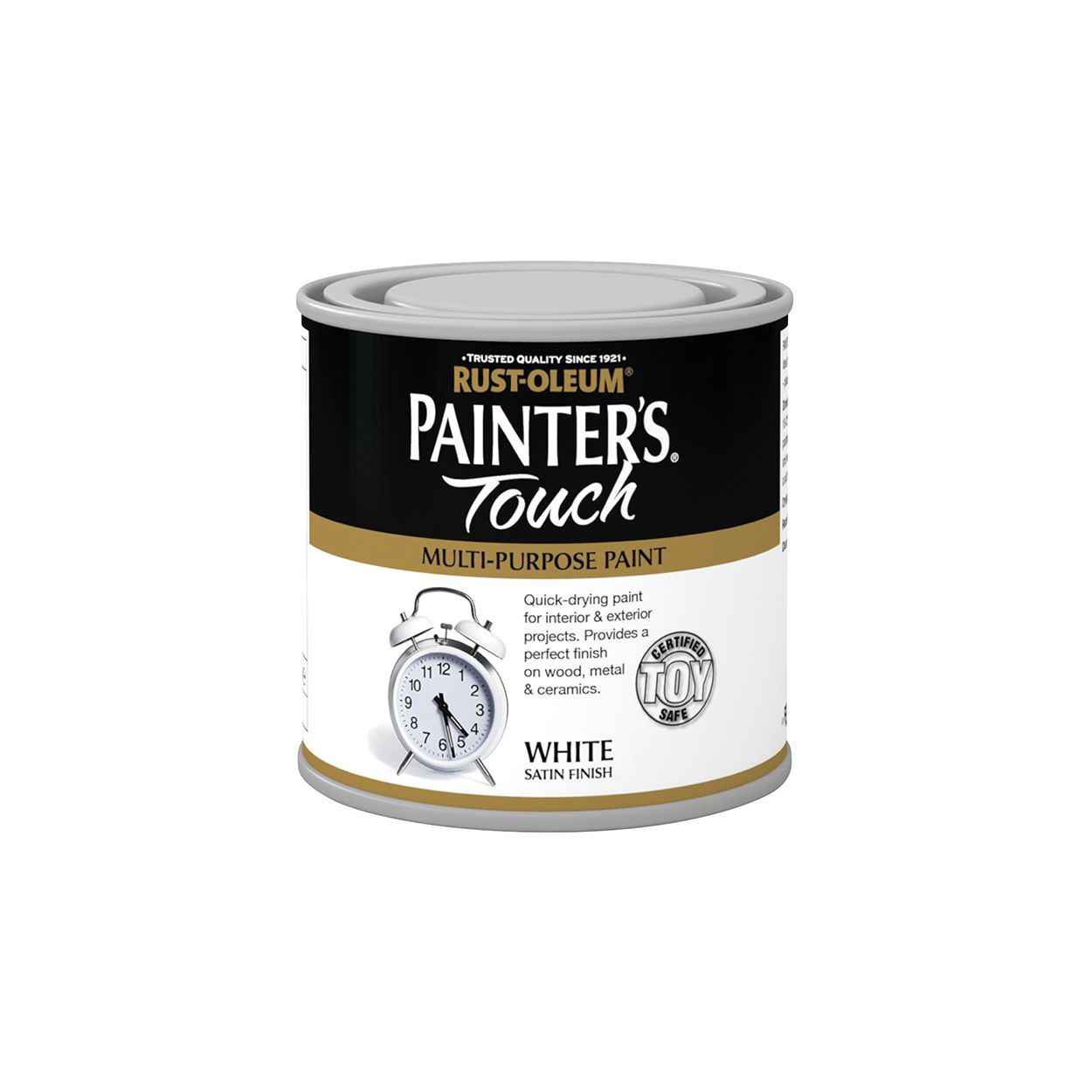 Rust-Oleum Painters Touch Multi-Surface Toysafe Paint White Satin 250ml